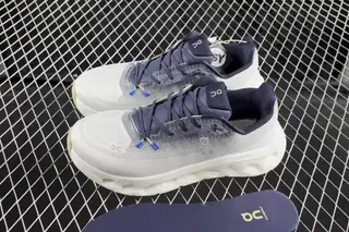 On Cloudtilt Grey Deep Low-Top Running Shoes Blue