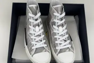 Dior B23 Oblique High-Top Sneakers Triple Black