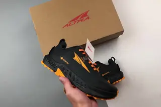 Altra Timp 5 GTX Low-Top Trail Running Shoes Black Orange