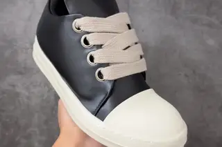 Rick Owens Drkshdw Low-Top Skate Shoes Red Pink
