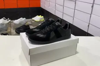 Maison Margiela Replica Low-Top Skate Shoes Black