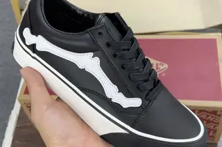 Vans Vault OG Style 36 Low-Top Skate Shoes Black White Black