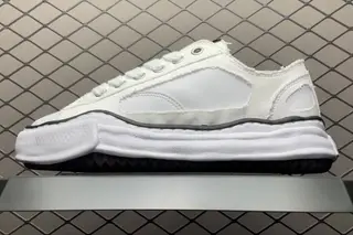 Maison Mihara Yasuhiro EVA Rb Logo Dissolve Low-Top Sneakers White