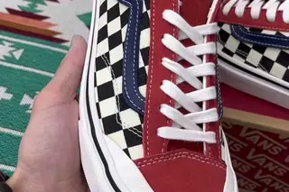 Vans Style 36 Low-Top Skate Shoes White Red