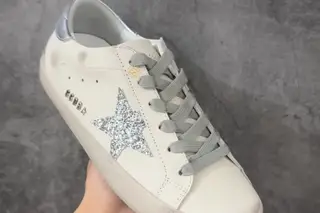 Golden Goose Ggdb Super Star Low-Top Chunky Sneakers White
