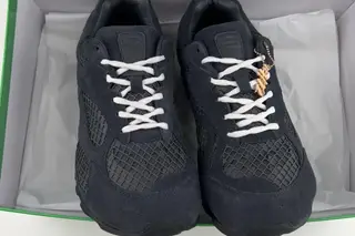 Bottega Veneta Bv Orbit Low-Top Chunky Sneakers Black