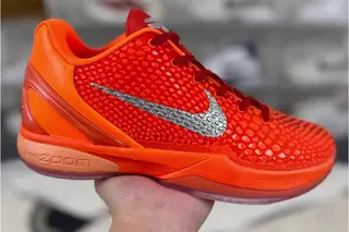 Nike Zoom Kobe 6 Protro Total Low-Top Basketball Shoes Orange