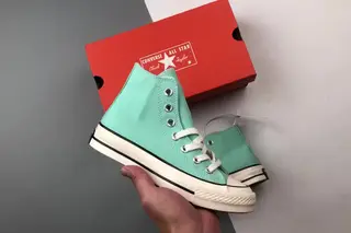 Converse Chuck 1970s High-Top Canvas Sneakers Mint Blue