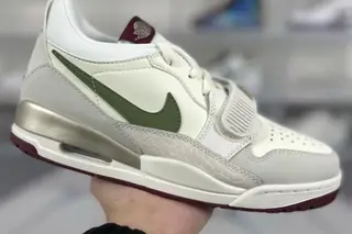 Jordan Legacy 312 Low-Top Basketball Shoes White