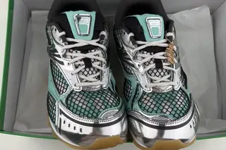 Bottega Veneta Bv Orbit Low-Top Chunky Sneakers Mint Green