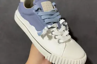 Maison Margiela Evolution Low-Top Skate Shoes Blue White