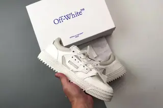 Off-White 3.0 Off-Court Low-Top Skate Shoes White Grey