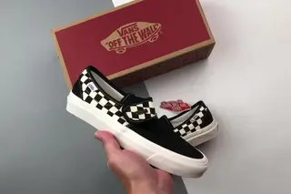 Vans Fog x Slip 47 Dx Low-Top Slip-On Sneakers Black White