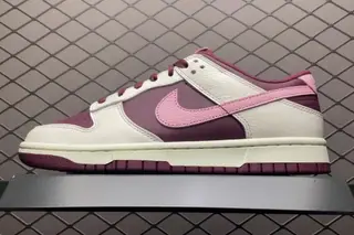 Nike Dunk Low Night Maroon And Medium Soft Skate Shoes Multi