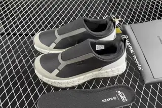 Norda 003 M Quarry Low-Top Running Shoes Dark Grey White