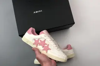 Amiri x Nba Pacific Bones Low-Top Skate Shoes Pink