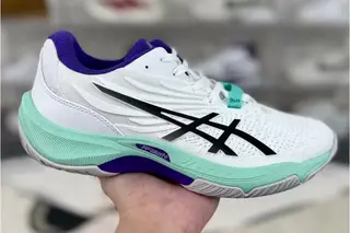 Asics Court Control Ff 4 Low-Top Chunky Sneakers White Blue Purple