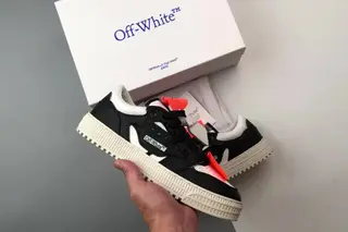 Off-White 3.0 Off-Court Low-Top Skate Shoes Black White