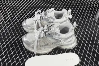 GG-CC Low-Top Lifestyle Sneakers Grey White