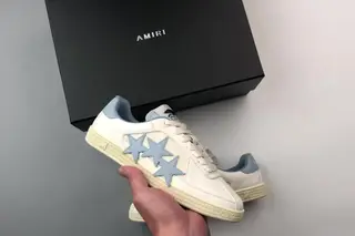 Amiri x Nba Pacific Bones Low-Top Skate Shoes Blue