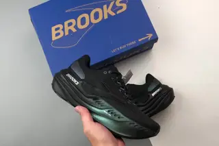 Brooks Glycerin Max Low-Top Running Shoes Black Green (BROOKS-2)