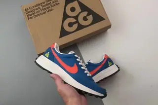 Nike Ldv ACG Low-Top Trail Running Shoes Blue Orange
