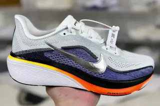 Nike Pegasus 42 Low-Top Running Shoes Grey Purple