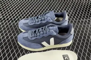 Veja Rio Branco Low-Top Lifestyle Sneakers Grey Blue