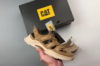 Caterpillar Cat Low-Top Trail Running Shoes Khaki Brown