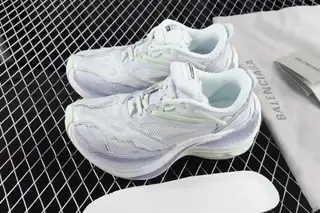 Balenciaga Jet Low-Top Chunky Sneakers White Lilac