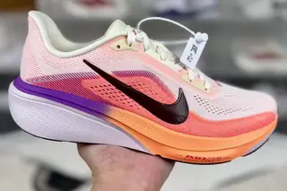 Nike Pegasus 42 Low-Top Running Shoes Pink Orange