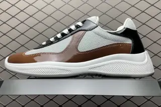 Prada Calzature Uomo Zp Low-Top Lifestyle Sneakers White Brown