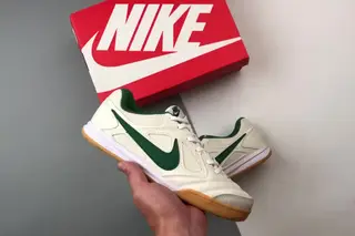 Nike Gato Low-Top Football Boots White Green