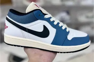 Jordan 1 Low-Top Basketball Shoes Sky Blue