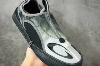Balenciaga Pocket Low-Top Skate Shoes Beige Neon Green