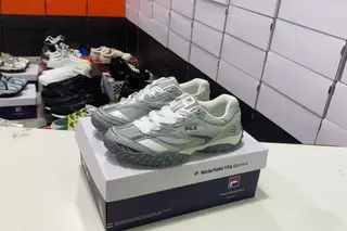 Fila Pebble Low-Top Running Shoes Grey