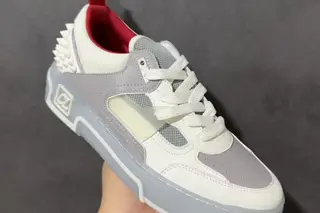 Christian Louboutin Cl Funnyto Flat Low-Top Skate Shoes White