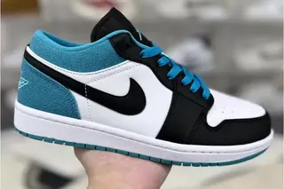 Jordan 1 Low Laser Basketball Shoes Blue