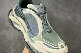 Balenciaga Triple .2 Low-Top Chunky Sneakers Blue