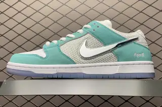 Nike April Skateboards x SB Dunk Low Skate Shoes Green