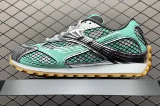 Bottega Veneta Low-Top Chunky Sneakers Green