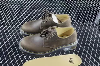 Dr. Martens 1461 Low-Top Leather Oxford Shoes Brown