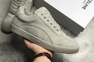 Celine Huntington Low-Top Skate Shoes White