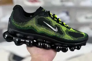 Nike Air Liquid Max Low-Top Running Shoes Black Green