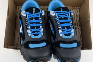 xVESSEL x Sicko Low-Top Trail Running Shoes Black Blue