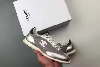 Celine Racer Triomphe Low-Top Lifestyle Sneakers Grey