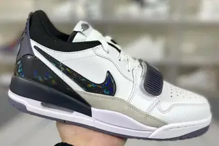 Jordan Legacy 312 Low Gc 25th Anniversary Basketball Shoes Blue Black