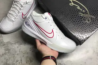 Nike Zoom Kobe 4 Protro「draft Day」pack Low-Top Basketball Shoes White Red