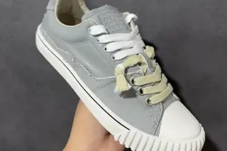 Maison Margiela Evolution Low-Top Skate Shoes Grey White