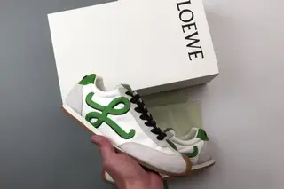 Loewe x Louis Wain Ballet Runner 2.0 Low-Top Chunky Sneakers Black Orange